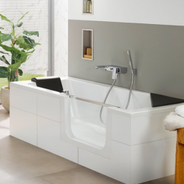 Artweger Twinline Pure Badewanne mitTür, rechts 1700x750x430mm weiß