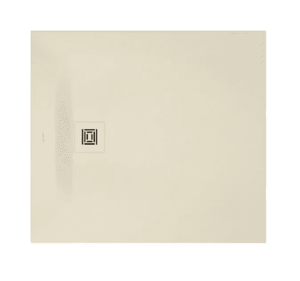 Duravit Sustano Duschtasse 100x90 cm, DuraSolid, Creme matt