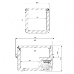 Dometic CFX3 55 AC/DC Kompressorkühlbox 48 Liter, 12 / 24 / 110-240 Volt