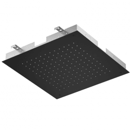 Treos Regenpaneel für Deckeneinbau schwarz matt 500 x 500 mm