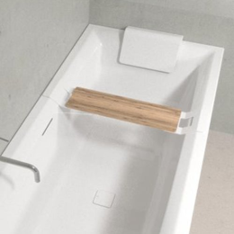 Riho Kopfkissen Still, magnetisch, weiß mit Acrylstreifen LED Licht