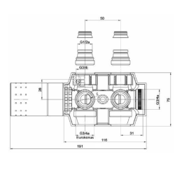 simplex Ventilhahnblock Simplex Variodesign, für Zweirohrsysteme, weiß