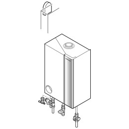 Weishaupt Paket WTC-GW 15-B H, Aufputz Gas-Brennwertgerät