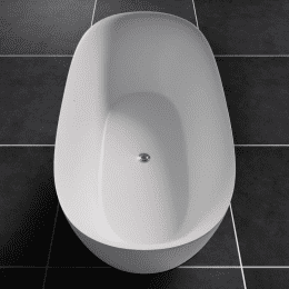 Riho MODEL-A Freistehende Oval-Badewanne 170 x 80 x 58 cm