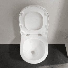 Villeroy & Boch Subway 3.0 Wand-WC mit TwistFlush mit WC-Sitz, mit CeramicPlus, weiß