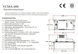 Kondensatpumpe LittleGIANT VCMA-20S