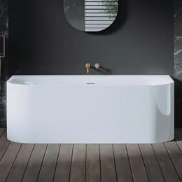 Riho Devotion Back2Wall Vorwand-Badewanne 180 x 80 cm