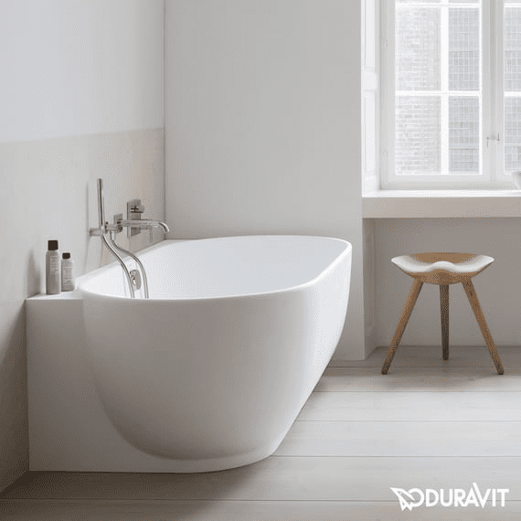 Duravit Luv Whirlwanne mit Air-System 185 x 95 cm Ecke rechts