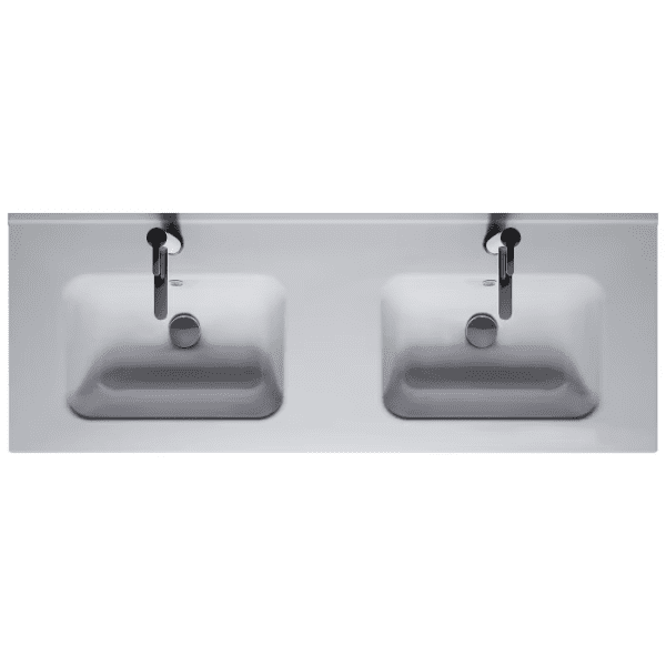 Riho Porto Doppel WT Square 120cm 120 x 46 x 2 cm, Doppel WT, Tiefe 12 cm