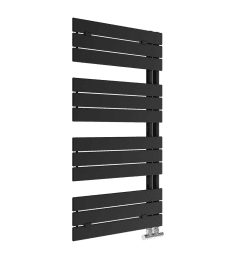 Handtuchheizkörper Alba 1130 x 600 mm, Farbe Schwarz Matt