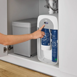 Grohe Spültischarmatur Connected, mit Kühleinheit und Wasserfilter, verchromt