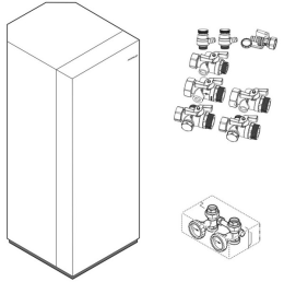 Weishaupt Paket Speicher WKS / C für Luft/Wasser-Wärmepumpe Biblock