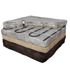 evenes Eis/Schneeschmelz-Heizmatte für Freiflächen in Beton/Sandeinbau 600W/230V/4x0,5m=2m²