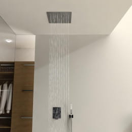 Treos Regenpaneel für Deckeneinbau edelstahl