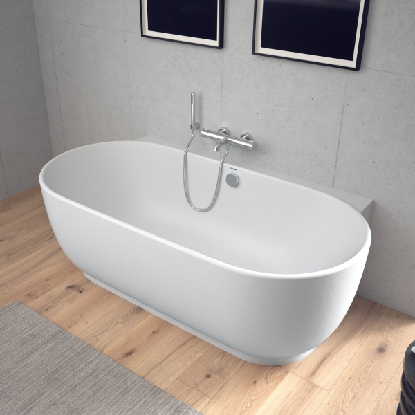 Duravit Luv Vorwand-Badewanne, mit Schürze 1800x950 mm weiß matt