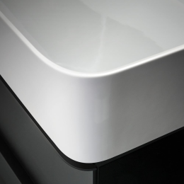 Laufen VAL Waschbecken 65x42 cm, mit Überlauf, Hahnloch, weiß