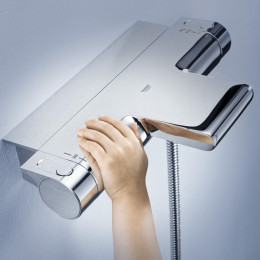 Grohe Grohtherm 2000 Thermostat-Wannenarmatur, verchromt Grohe Grohtherm 2000 Thermostat-Wannenarmatur, verchromt