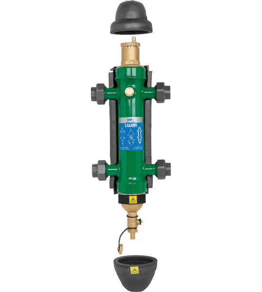 CALEFFI Hydr. Multifunktionsweiche mit Schlamm- und Mikroblasenabscheider, DN32 (1 1/4")