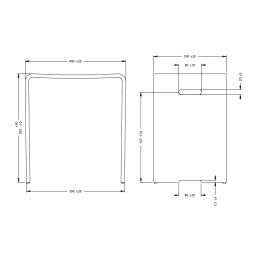 Riho Badhocker, Basic Solid 43x40x29cm HxTxB