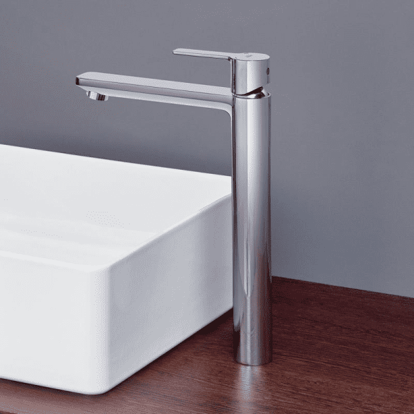 Grohe Lineare Waschtischarmatur erhöht XL-Size mit EcoJoy, chrom