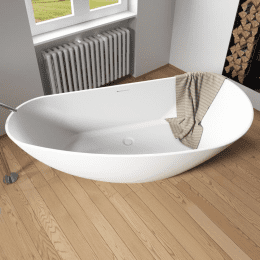 Riho Granada freistehende Badewanne 170 x 80 x 60 cm seidenmatt