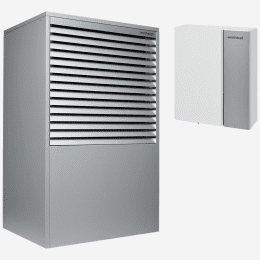Weishaupt Paket Luft/Wasser-Wärmepumpe Aeroblock® Typ WAB 8-A-RME-A + Wandregler