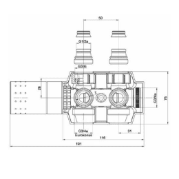 simplex Ventilhahnblock Simplex Variodesign,für Zweirohrsysteme, chrom