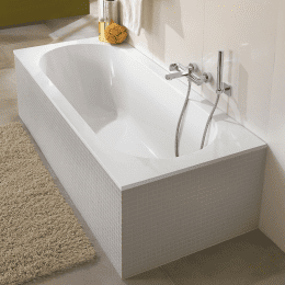 Villeroy & Boch Oberon Rechteck-Badewanne, Einbau 180x80x47 cm weiß