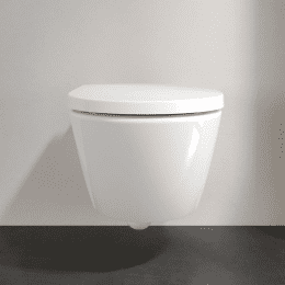 Villeroy & Boch Subway 3.0 Wand-WC mit TwistFlush mit WC-Sitz, mit CeramicPlus, weiß