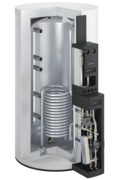Viessmann Paket Vitosol 200-FM, 6x SV2F, HU Vitocell 160-E 950l SESB vitopearlwhite