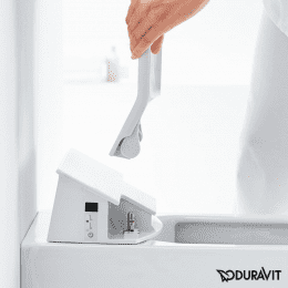 Duravit der NEUE SensoWash Slim Happy D.2 Dusch WC-Sitz mit Entkalkungsfunktion