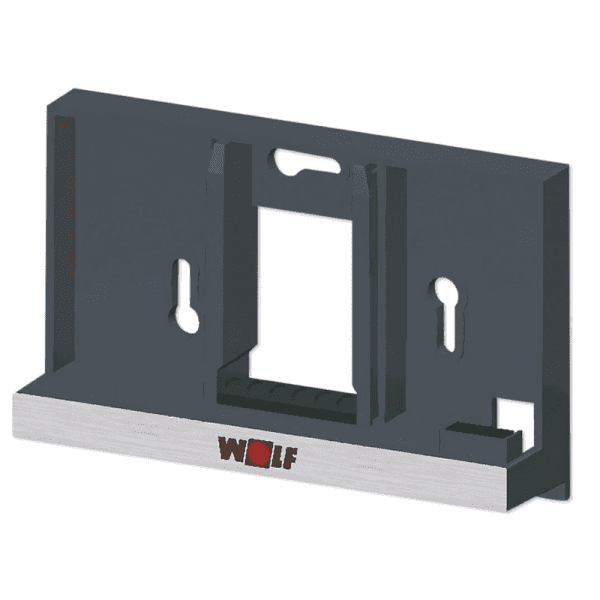 WOLF Wandsockel schwarz für Bedienmodul BM-2