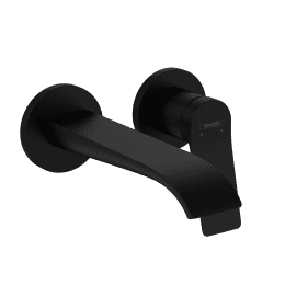 Hansgrohe Vivenis Unterputz-Waschtischarmatur, 2-Loch Installation, EcoSmart, schwarz matt