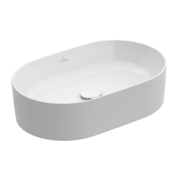 Villeroy & Boch Collaro Aufsatzwaschbecken, 56x36 cm, Alpinweiß