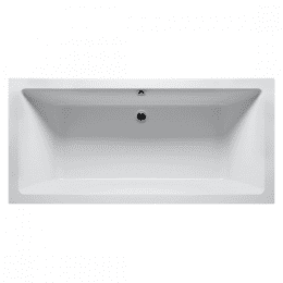 Riho Lugo Rechteck-Badewanne, Einbau weiß 190 x 90 cm