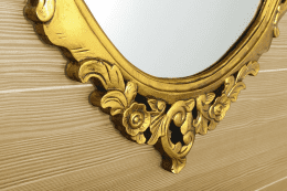 Sapho IN344 DESNA Rahmenspiegel 80x100cm, Gold