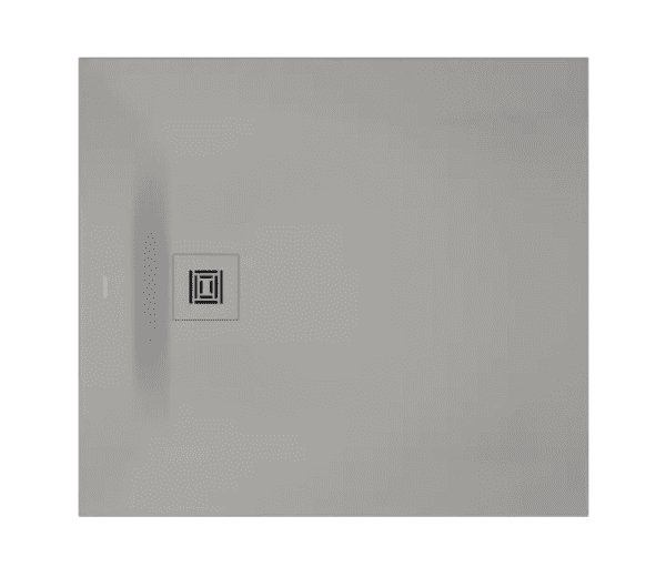 Duravit Sustano Duschtasse 100x90 cm, DuraSolid, grau matt