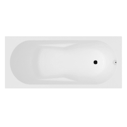 Riho Lazy Rechteck-Badewanne, Einbau weiß