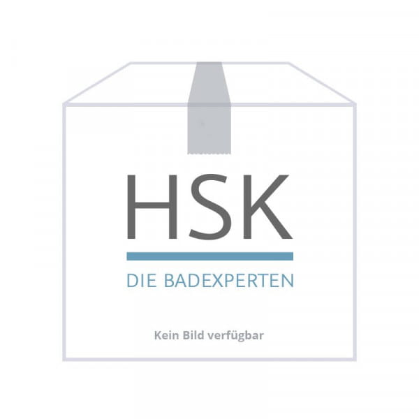 HSK Softcube Duschpaneel 1500 x 220 mm, Edelstahl poliert mit Glasfront