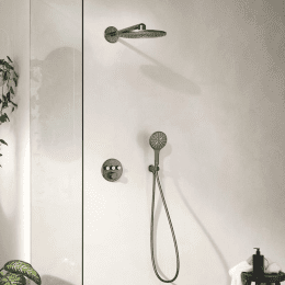 Grohe Grohtherm SmartControl Unterputz-Duschsystem mit Thermostat mit EcoJoy, hard graphite gebürste Grohe Grohtherm SmartControl Unterputz-Duschsystem mit Thermostat mit EcoJoy, hard graphite gebürste
