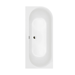 Villeroy & Boch Oberon 2.1 Eck-Badewanne, mit Schürze weiß 180x80 cm, links