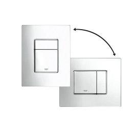 Grohe Solido Wand-WC Set, SoftClose, Betätigungsplatte Even, Chrom Grohe Solido Wand-WC Set, SoftClose, Betätigungsplatte Even, Chrom