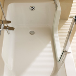 Artweger Twinline Pure Badewanne mitTür, rechts 1700x750x430mm weiß