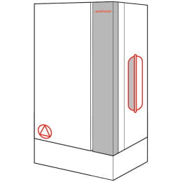 Weishaupt Gas-Brennwertgerät WTC-GB 15-B S20-H auf Sockel 200 mm (WEM-Regelung)