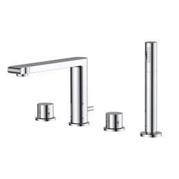 Avenarius Linie 230 4-Loch Wannenbatterie chrom mit Auslauf