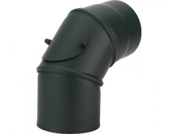 SEM lackierter Rauchrohrbogen, DN150, 45°, gussgrau