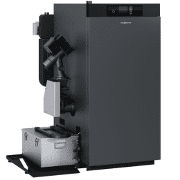 Viessmann Vitoligno 300-C Pelletkessel mit Saugsystem BAFA-förderfähig