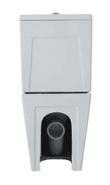 kielle Oudee Stand-WC Kombi-Garnitur mit Spülkasten und Softclose-Sitz, Vortex Rimless, weiß