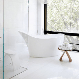 Victoria + Albert Amalfi Freistehende Oval-Badewanne weiß glanz/innen weiß glanz