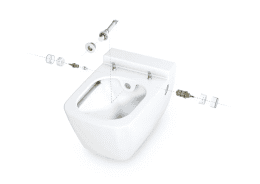 Grohe Rapid SL Set Dusch-WC und Sitz Tece, Betätigungsplatte, Rimless, SoftClose, Chrom Grohe Rapid SL Set Dusch-WC und Sitz Tece, Betätigungsplatte, Rimless, SoftClose, Chrom